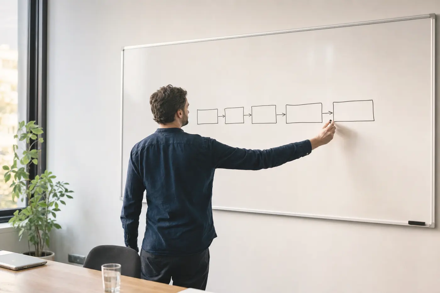 Day one is drawing the pipeline you already run — usually five or six stages, in your team’s own words rather than a template’s.